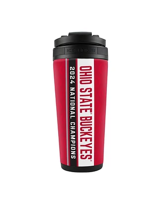 Wincraft Ohio State Buckeyes College Football Playoff 2024 National Champions 26oz. 4D Flex Ice Shaker Tumbler