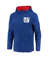 Fanatics Men's Royal New York Giants Iconic Embossed Defender Full-Zip Hoodie