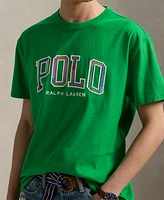 Polo Ralph Lauren Men's Classic-Fit Madras-Logo Jersey T-Shirt