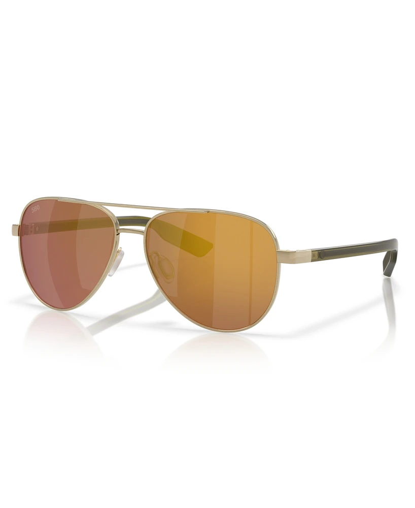 Costa Del Mar Unisex Peli Polarized Sunglasses, 6S4002