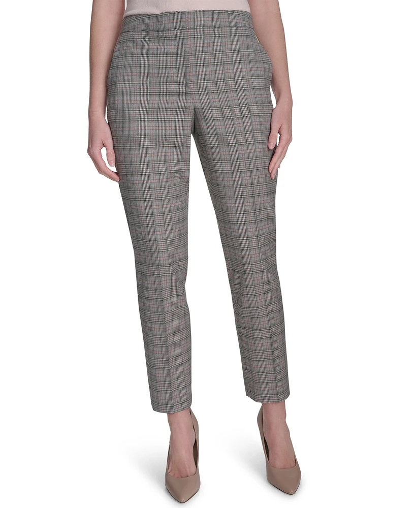 Tommy Hilfiger Women's Printed Mid-Rise Sloane Pants