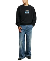 Cotton On Men's Box Fit Graphic Crew Sweater