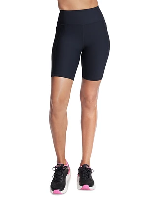 Skechers Women's Go Flex Rib High-Waist Bike Shorts