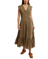 Free People Women's Desert Dazed Cotton Midi Dress