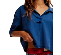 Free People Women's Denmark Cotton Polo