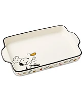 Lenox Chef Snoopy Rectangular Porcelain Baker