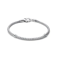 Pandora Sterling Silver Studded Clasp Chain Bracelet