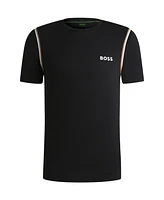 Boss by Hugo Men's Active Waffle-Structure T-Shirt