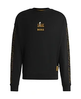 Hugo Boss x Nfl Men's Gold-Tone Embroidery Sweatshirt