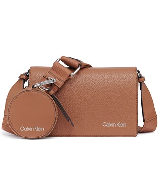 Calvin Klein Millie Double Zip Crossbody Bag