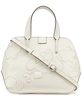 Calvin Klein Audrey Floral Emboss Satchel