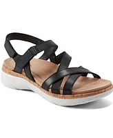 Earth Women's Rosie Strappy Slingback Casual Flat Sandals