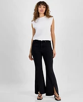 Bar Iii Women's Sleeveless Blouson Tee, Exclusively at Macy's