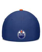 Fanatics Men's Royal Edmonton Oilers Rink Team Code Flex Hat