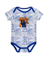 Outerstuff Newborn Royal Kentucky Wildcats Sunday Comics 3-Pack Bodysuit Set