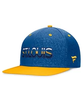 Fanatics Men's Blue/Gold St. Louis Blues Authentic Pro Alternate Jersey Snapback Hat