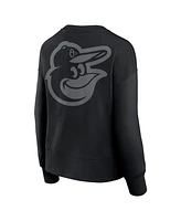 Fanatics Women's Black Baltimore Orioles Elements Flow Pullover Sweatshirt