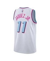 Nike Men's and Women's Jaime Jaquez Jr. White Miami Heat 2024/25 Swingman Player Jersey - City Edition