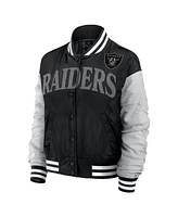 Fanatics Women's Black Las Vegas Raiders Elements Wave Full-Snap Jacket