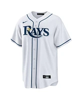Nike Men's Junior Caminero White Tampa Bay Rays Home Replica Player Jersey