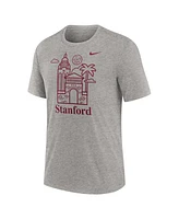 Nike Men's Heather Gray Stanford Cardinal Local Campus Time Honored Tradition Tri-Blend T-Shirt