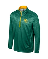 Colosseum Men's Green Baylor Bears The Machine Half-Zip Jacket