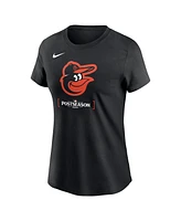 Nike Women's Black Baltimore Orioles 2024 Mlb Postseason Authentic Collection T-Shirt