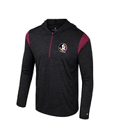 Colosseum Men's Black Florida State Seminoles Dozer Half-Zip Windshirt