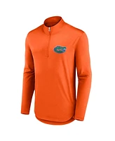 Fanatics Men's Orange Florida Gators Tough Minded Quarter-Zip Top