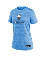 Nike Women's Powder Blue Milwaukee Brewers Authentic Collection City Connect Velocity Performance T-Shirt