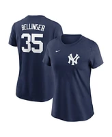 Nike Women's Cody Bellinger Navy New York Yankees Fuse Name Number T-Shirt