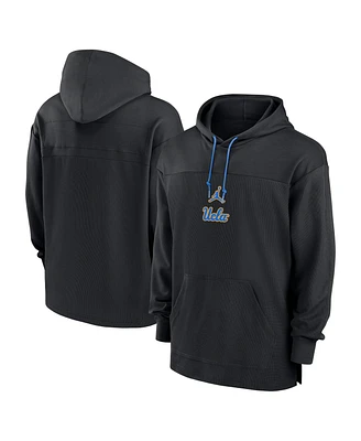 Jordan Men's Black Ucla Bruins 2024/25 Sideline Jersey Performance Pullover Hoodie