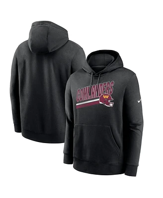 Nike Men's Black Washington Commanders Club Fleece Pullover Hoodie