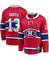 Fanatics Men's Cole Caufield Red Montreal Canadiens Home Premier Breakaway Player Jersey