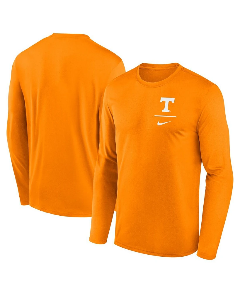 Nike Men's Tennessee Orange Tennessee Volunteers Primary Stack Legend Long Sleeve T-Shirt