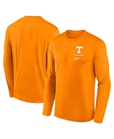 Nike Men's Tennessee Orange Tennessee Volunteers Primary Stack Legend Long Sleeve T-Shirt