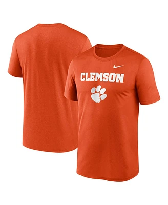 Nike Men's Orange Clemson Tigers Lockup Legend Performance T-Shirt