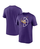 Nike Men's Purple Lsu Tigers Legend Basketball Icon Performance T-Shirt