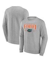 Fanatics Men's Gray Florida Gators True Classics Act Fast Fleece Pullover Sweatshirt