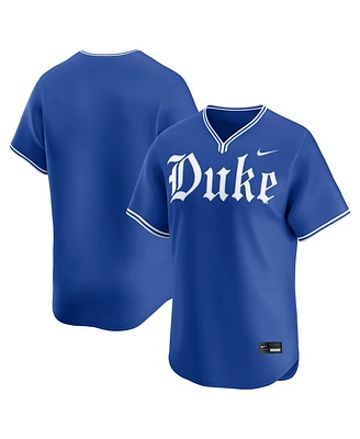 Nike Men's Royal Duke Blue Devils Road College Limited Baseball Jersey