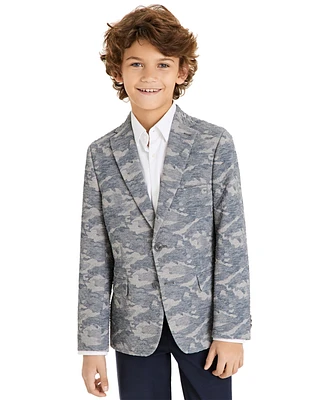 Michael Kors Big Boys Classic Fit Camo Sport Coat