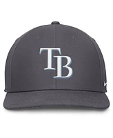 Nike Men's Gray Tampa Bay Rays Pro Performance Snapback Hat