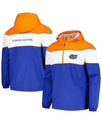 G-iii Sports by Carl Banks Men's Royal Florida Gators Center Line Half-Zip Raglan Hoodie Jacket