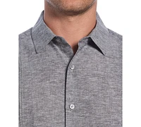 Cubavera Men's Classic-Fit Linen Blend Short Sleeve Button-Front Shirt