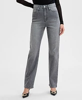 I.n.c. International Concepts Women's Embellished High Rise Jeans, Exclusively at Macy's