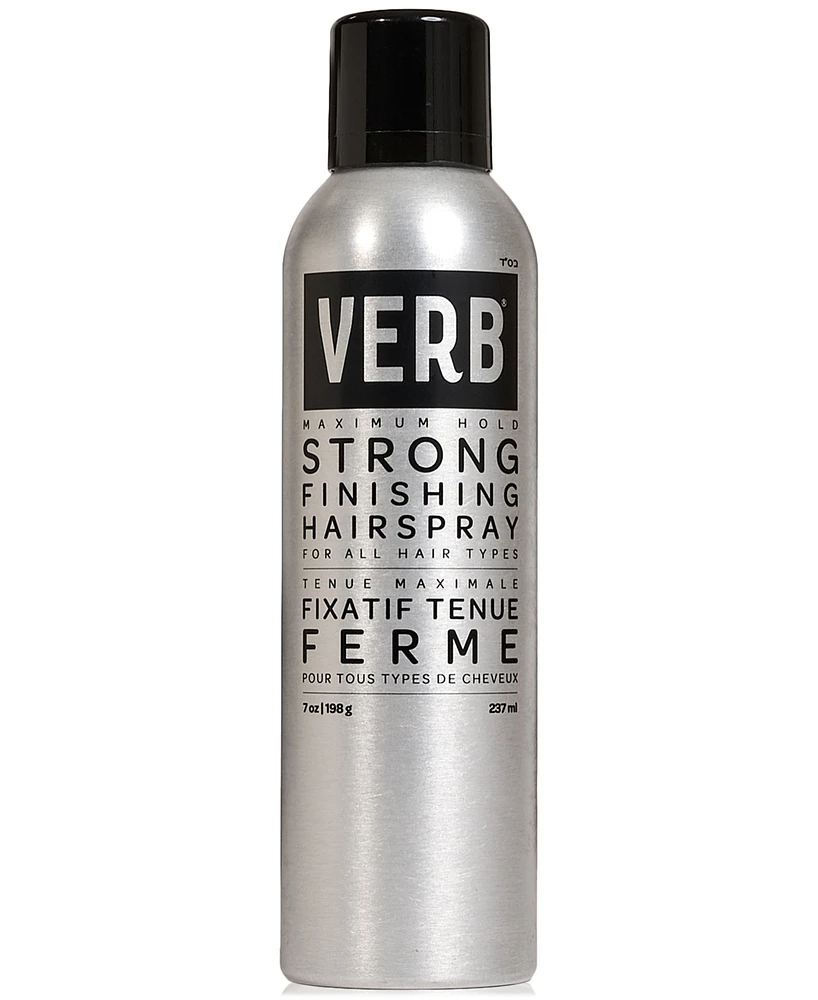 Verb Strong Finishing Hairspray, 7 oz.