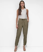 Dkny Women's Tie-Front Cargo Pants