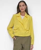 Dkny Women's Cropped Trench Jacket