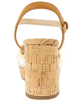 Kenneth Cole Reaction Women's Reeva Raffia Platform Dress Sandals