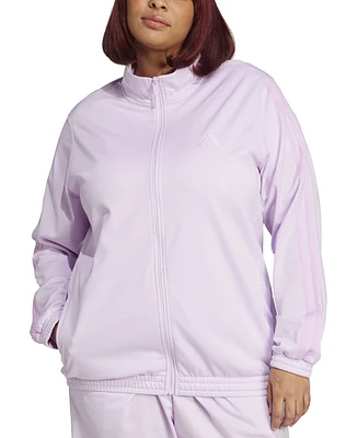adidas Plus Three-Stripe Tricot Zip Track Jacket